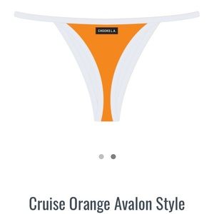 CHOOKS LA orange Avalon bottoms
